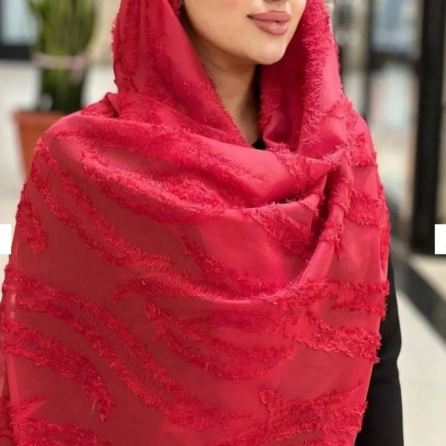 شال یاخما قرمز