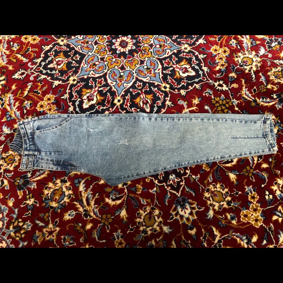 شلوار مام فیت جین