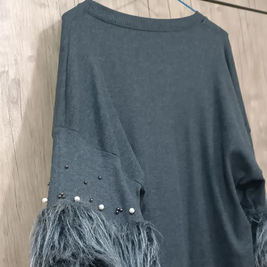 دوتیکه دامن ساسبندی بافت