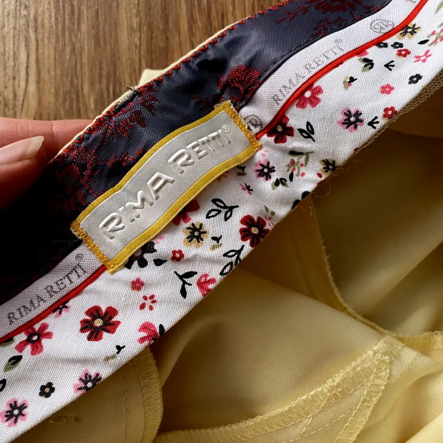 شلوار پارچه‌ای لیمویی