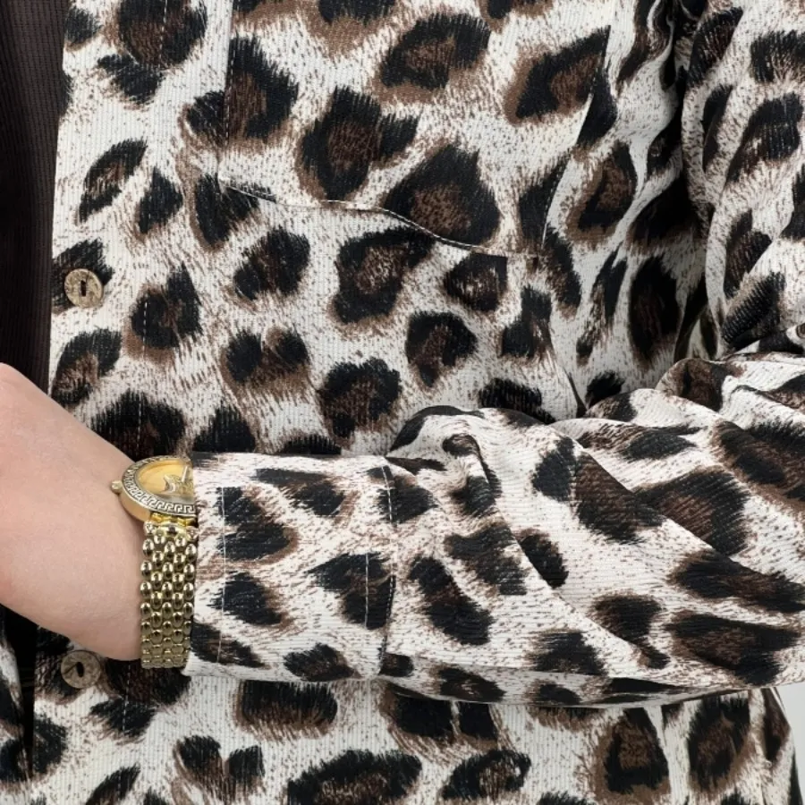 شومیز مانتوی پلنگی