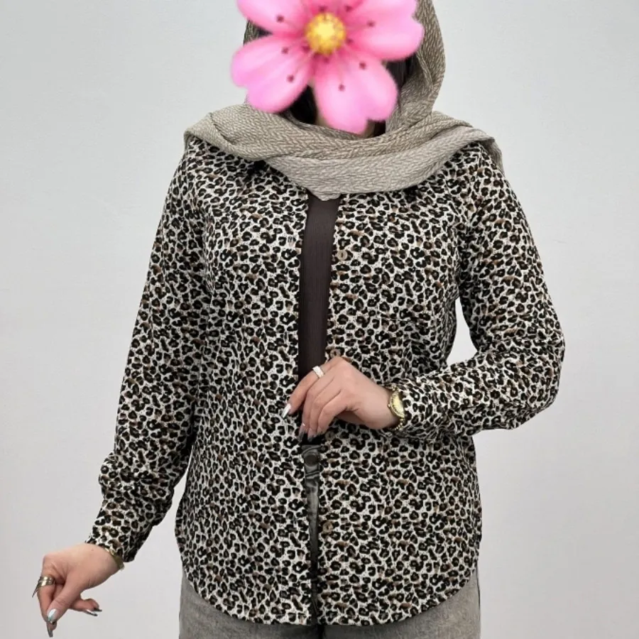 شومیز مانتوی پلنگی