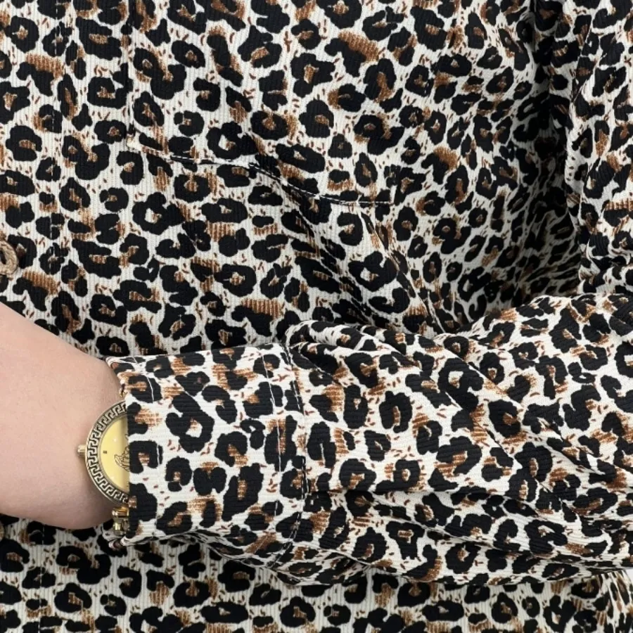 شومیز مانتوی پلنگی