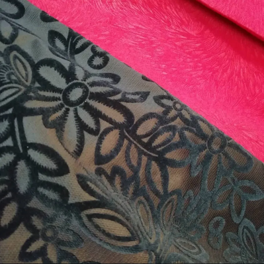 مانتو جلو بسته ژاکارد