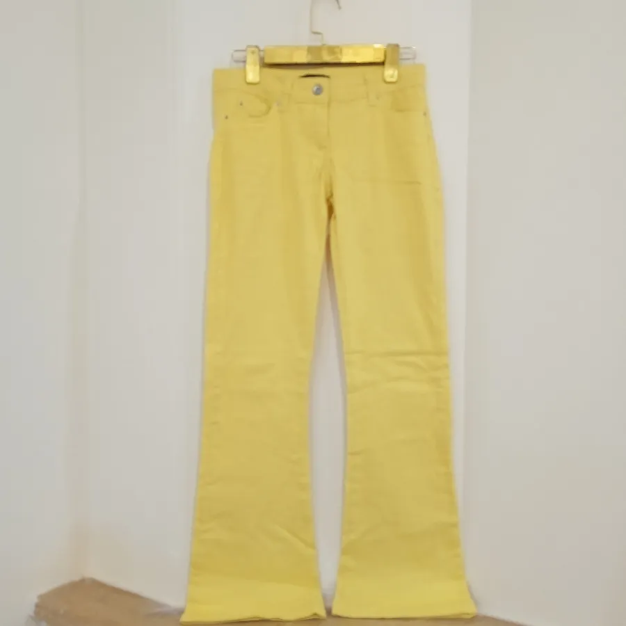 شلوار کتان کش بوت کات