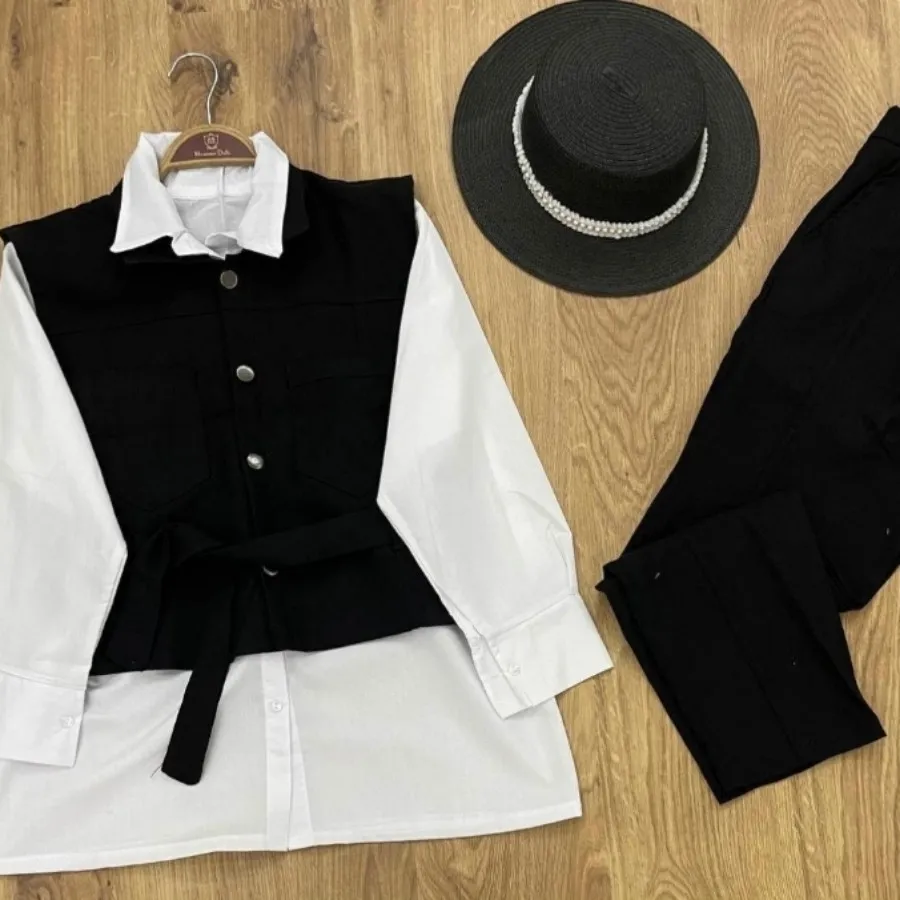 شومیز شلوار جلیقه