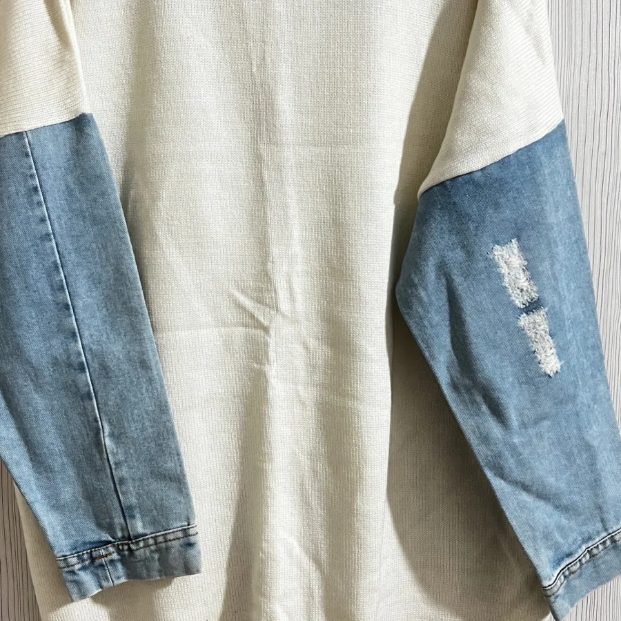 بافت بلند استین جین