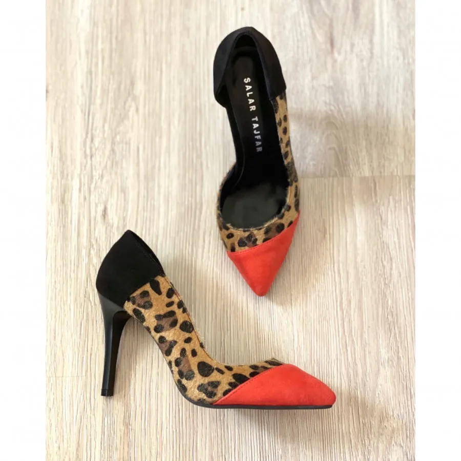 کفش پاشنه بلند سه تکه