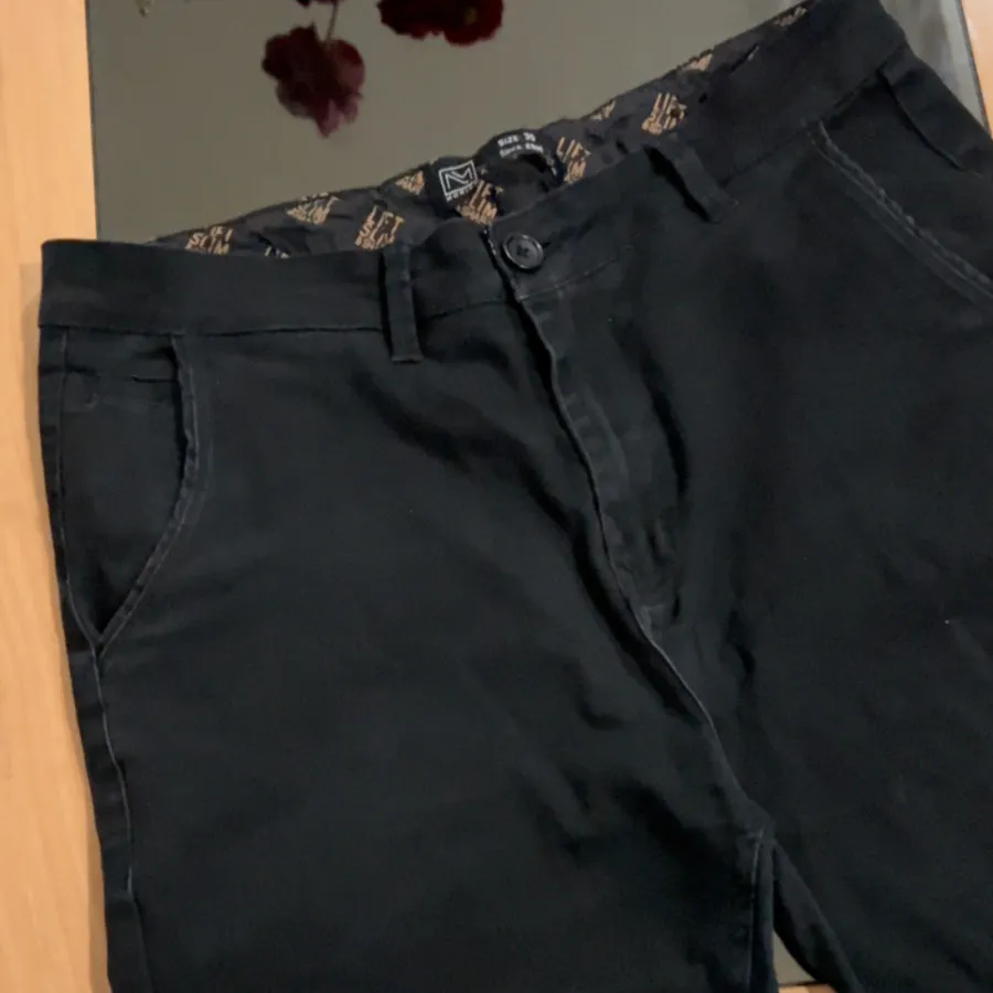 شلوار کتان راسته