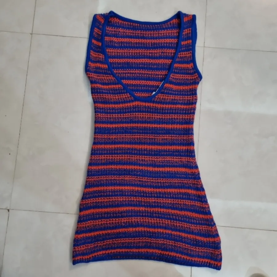 پیراهن پشت باز بافت