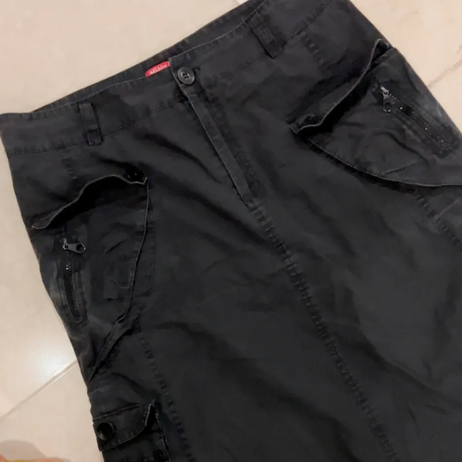 دامن کتان کارگو