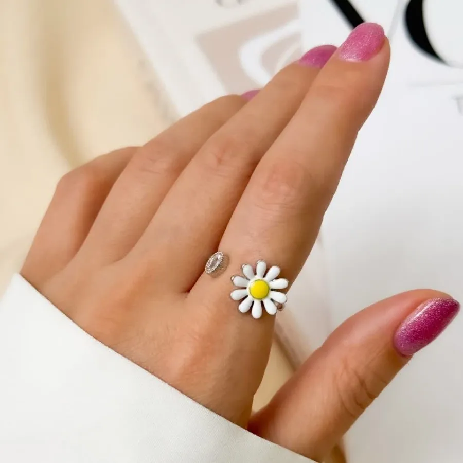 انگشتر بابونه رنگ ثابت