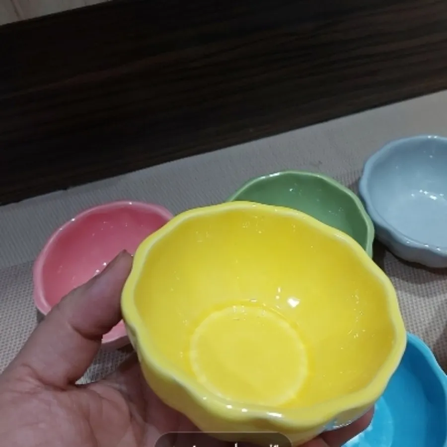 پیاله سرامیکی رنگی