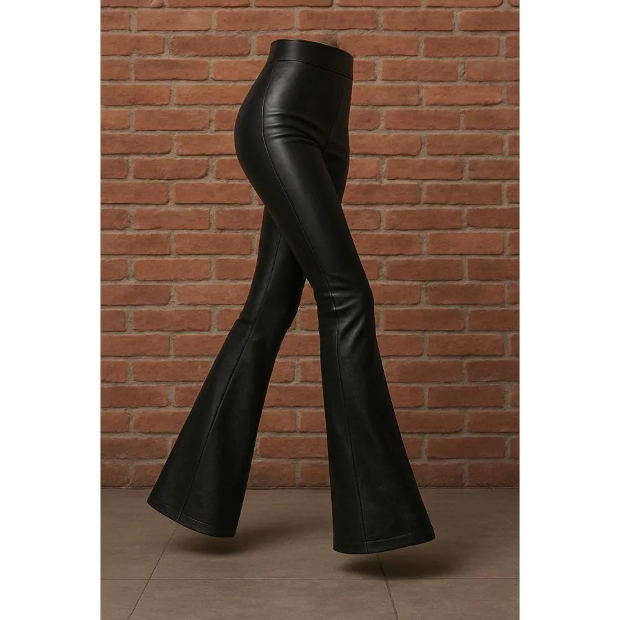 شلوار زنانه طرح چرم