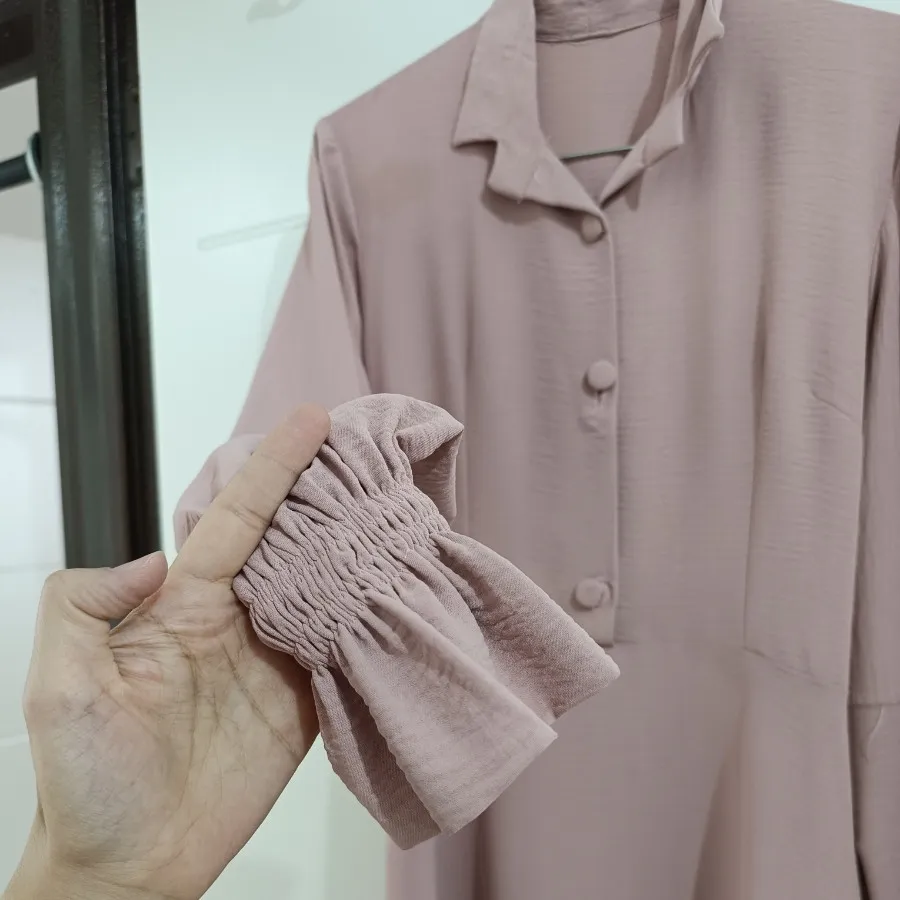 مانتو پیراهن صورتی