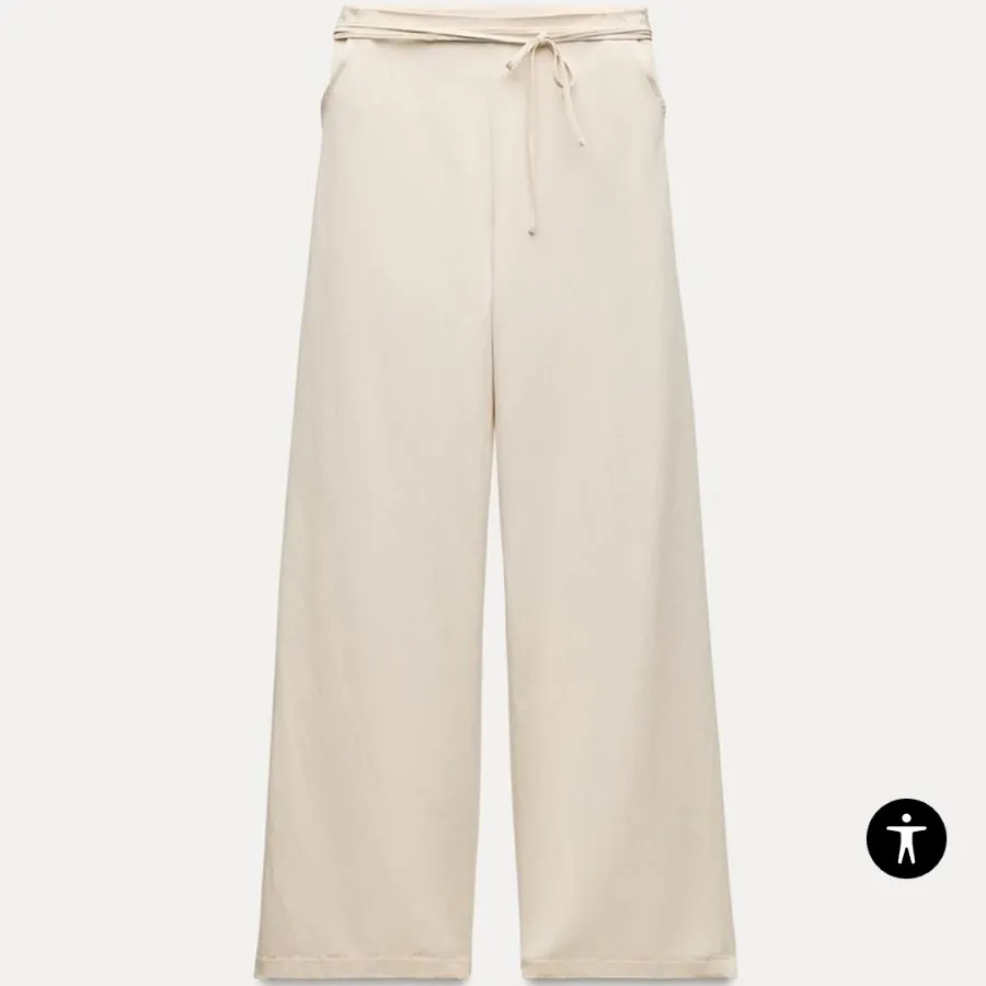 شلوار لینن زارا