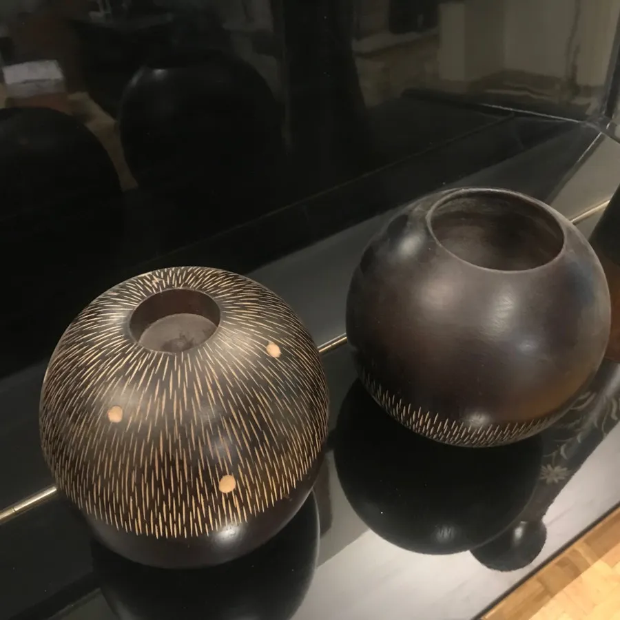 گلدان و جا شمعی