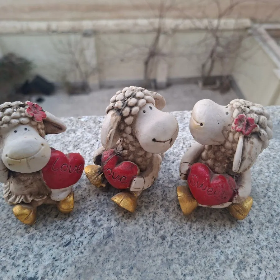 مجسمه 3 عددی گوسفند