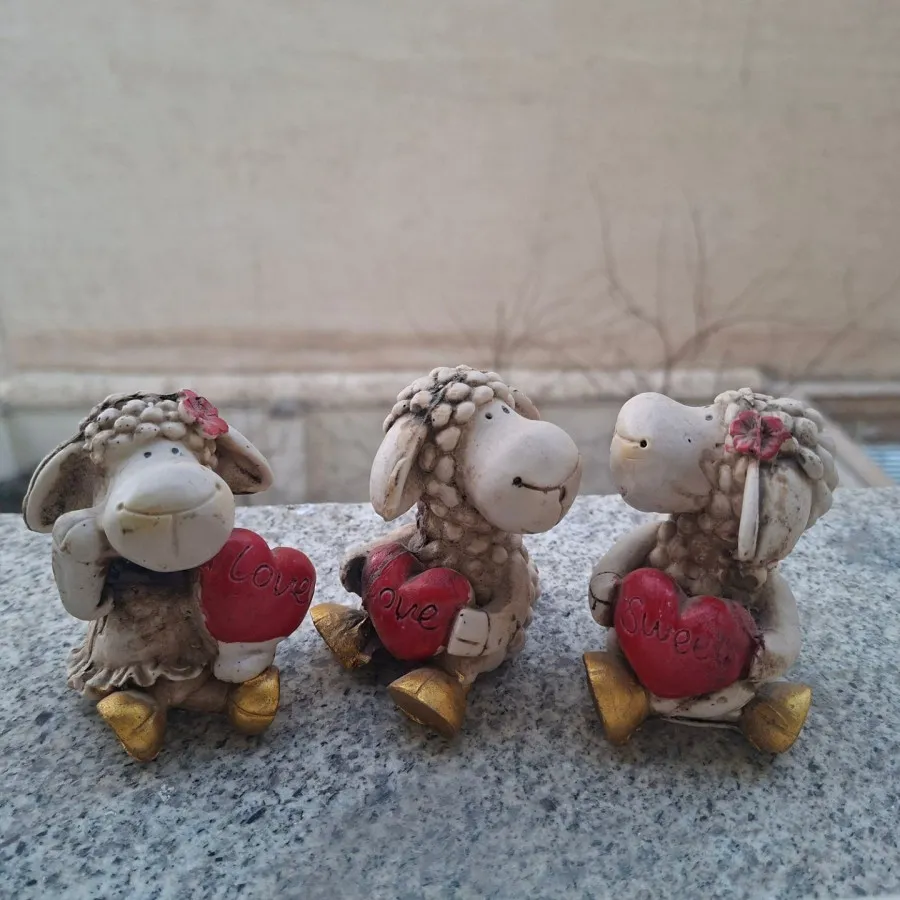 مجسمه 3 عددی گوسفند