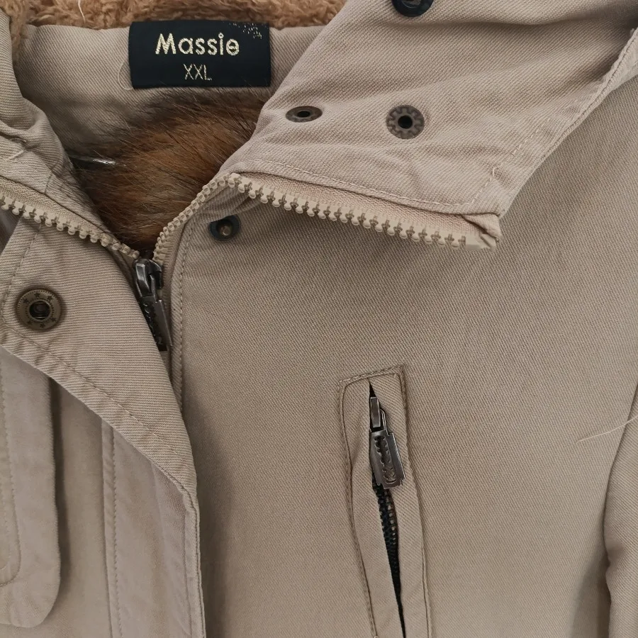 پالتو کتان داخل خزدار