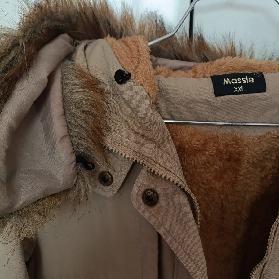 پالتو کتان داخل خزدار