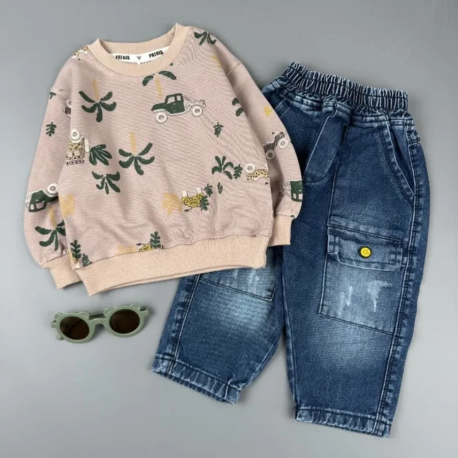 بلوز شلوار جین ماشین ?