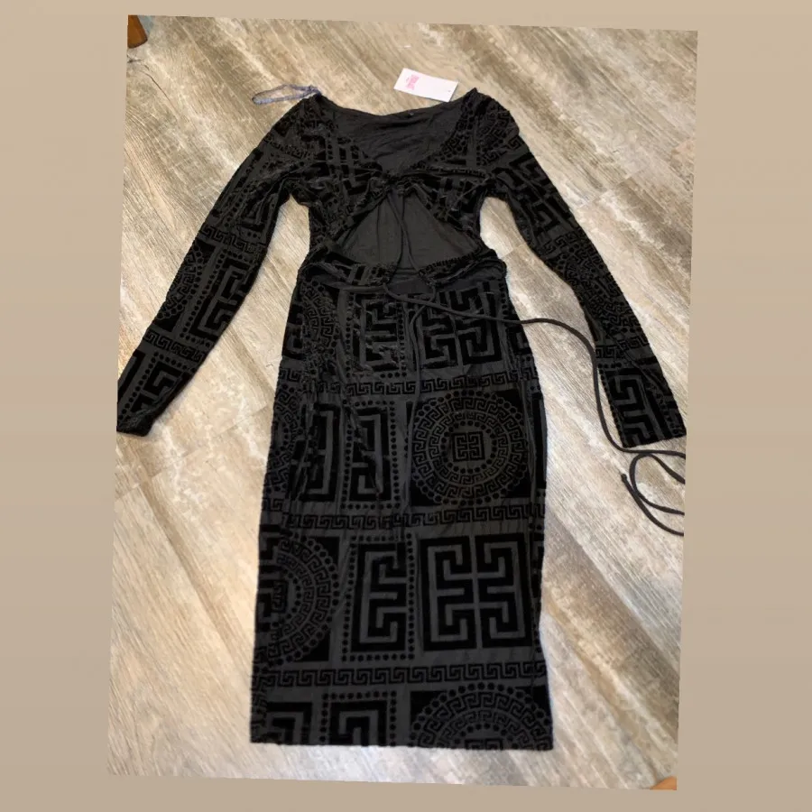 پیراهن مخمل برجسته ورساچه