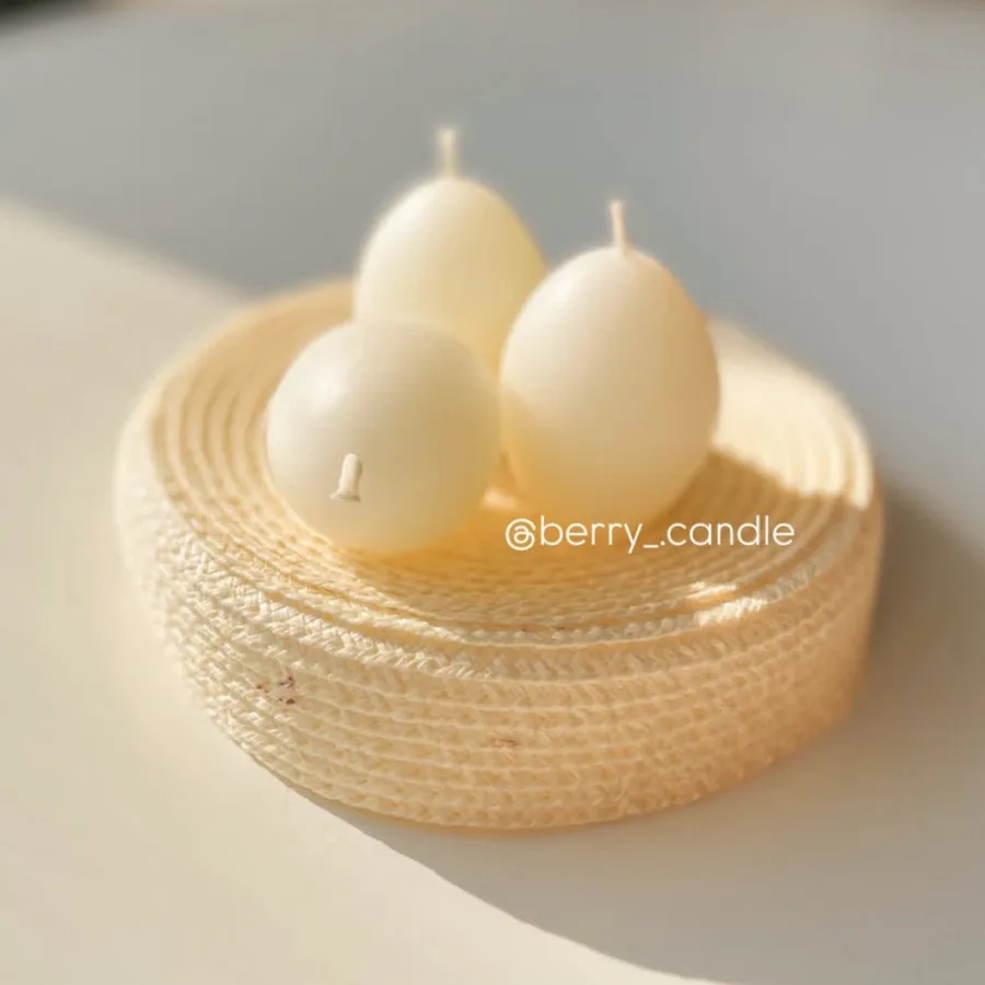 شمع تخم مرغی