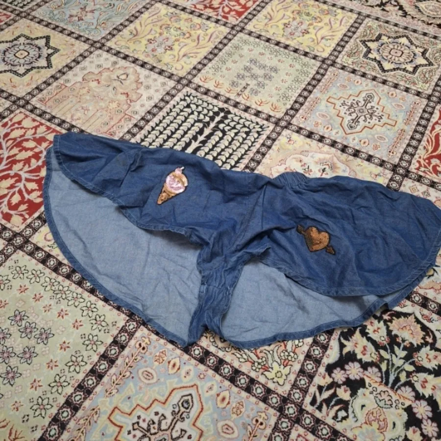 دامن جین تنیسی  شورتکی