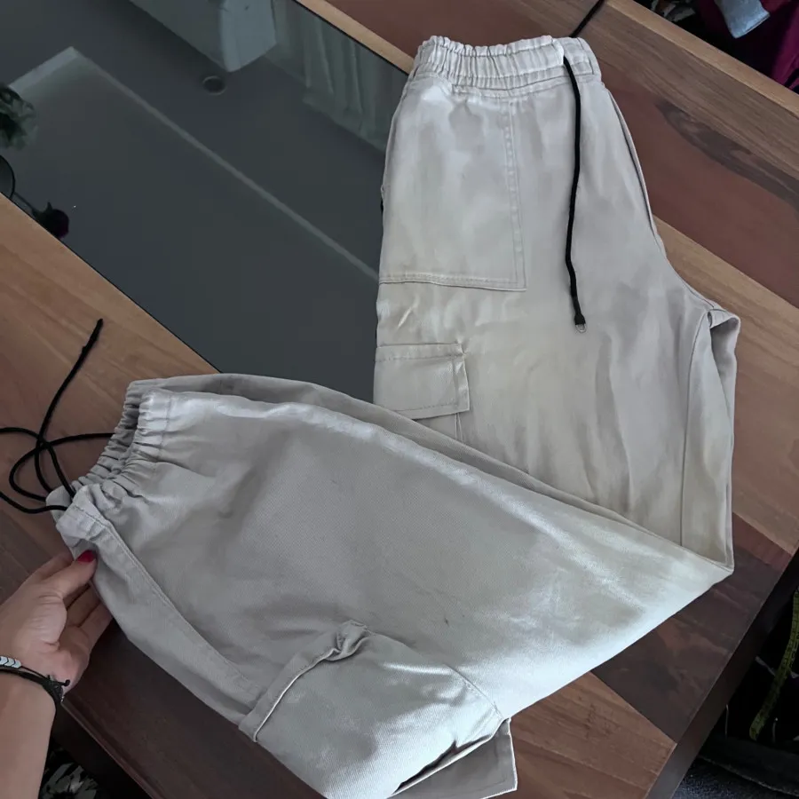 شلوار کتان کارگو