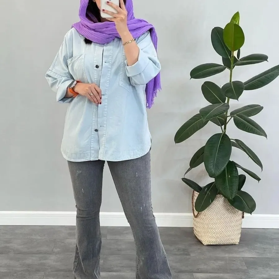 مانتو شومیز کتان