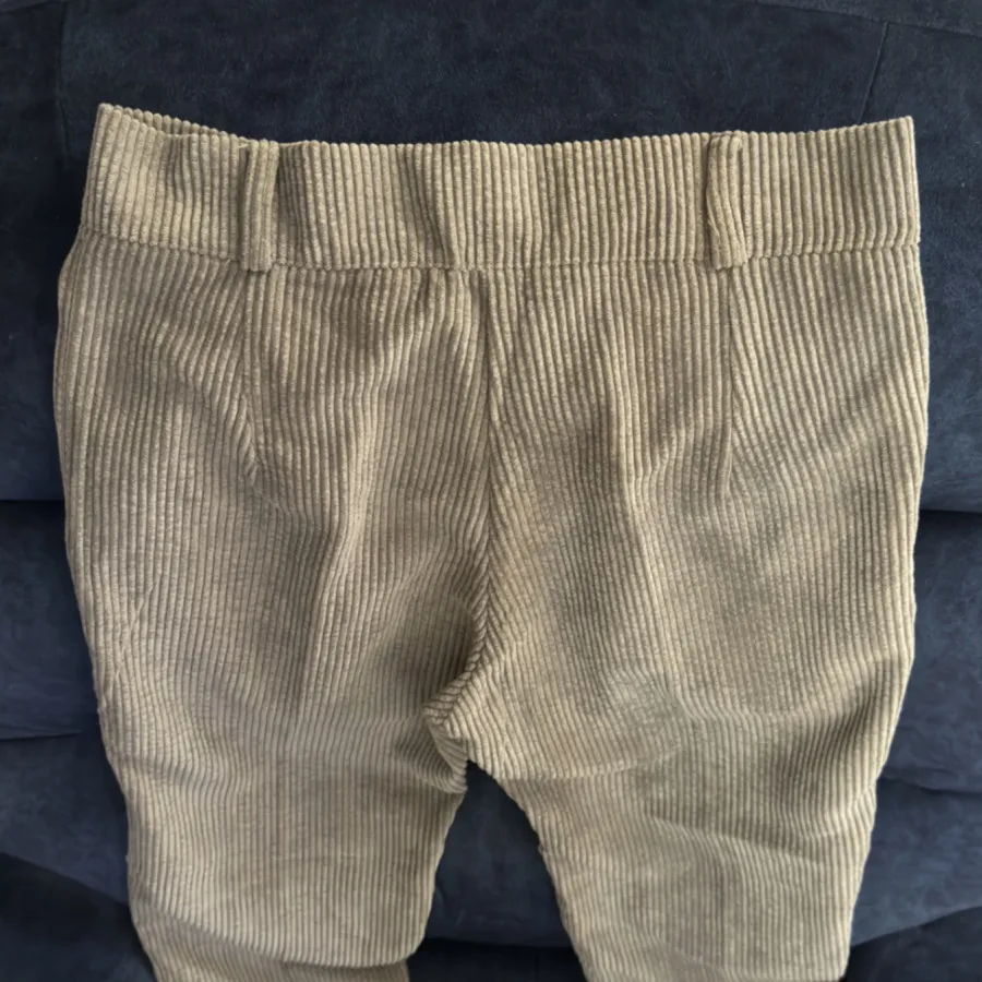 شلوار طوسی مخمل کبریتی