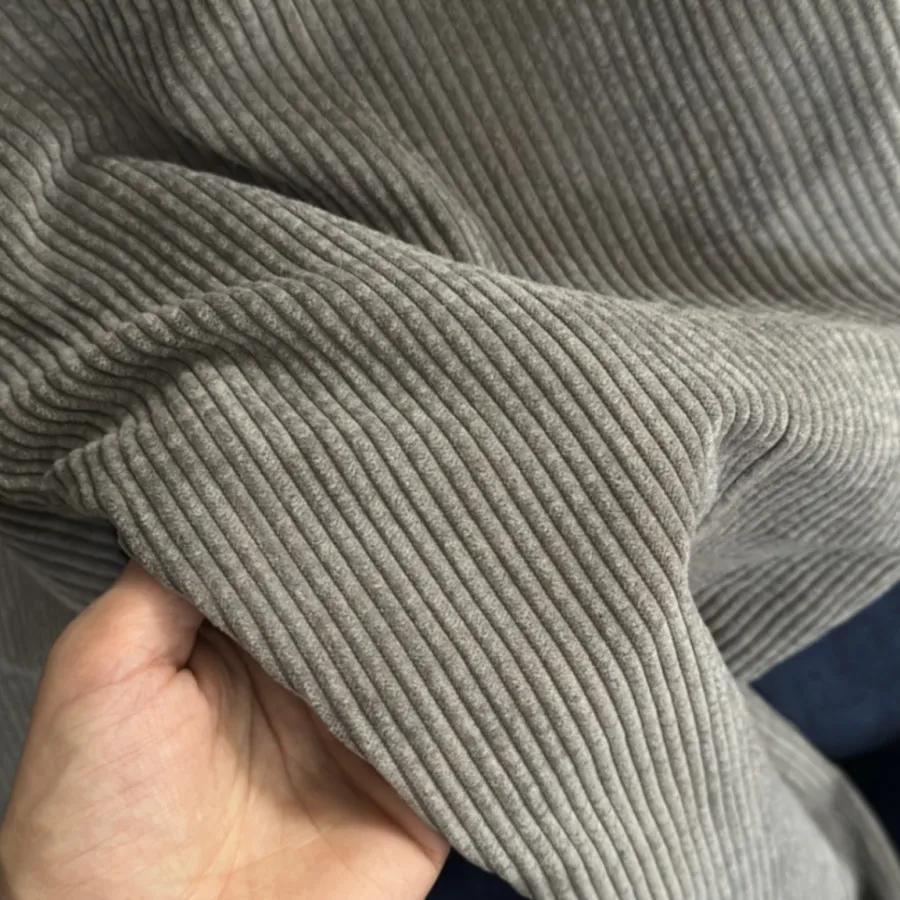 شلوار طوسی مخمل کبریتی