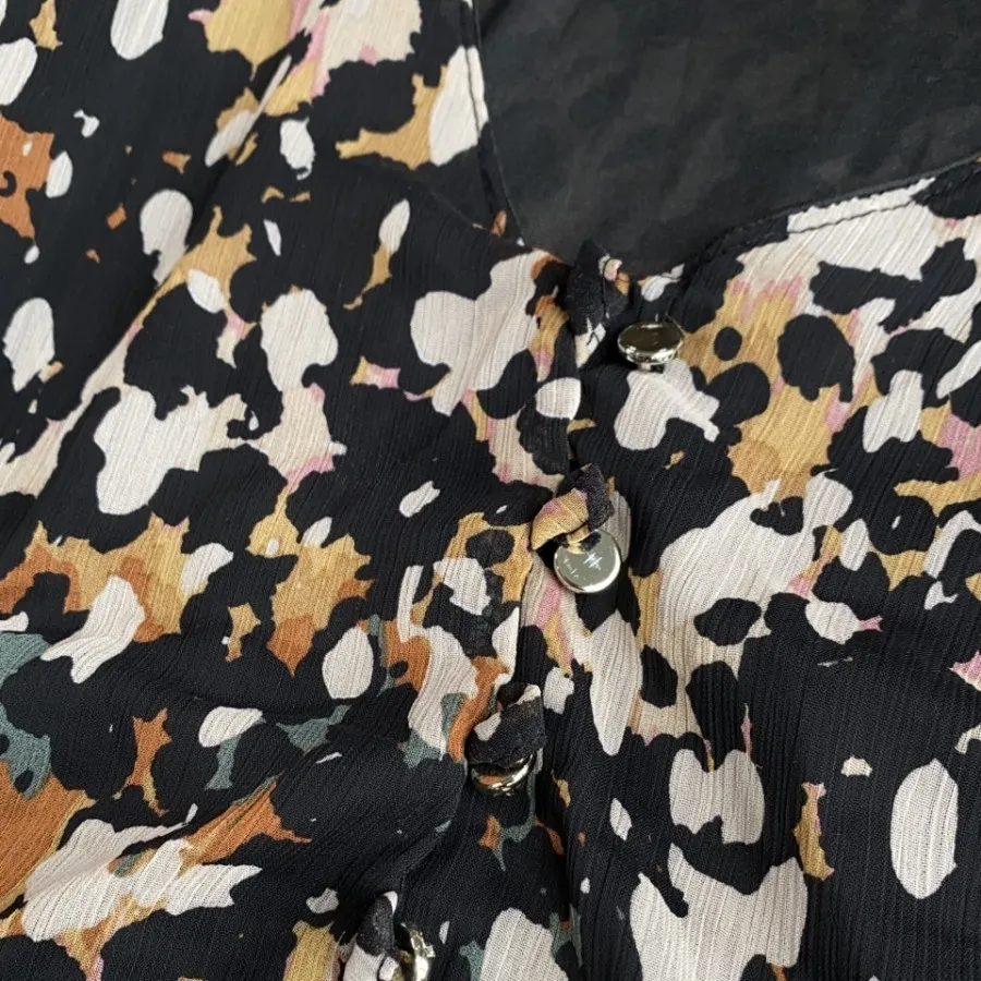 پیراهن حریر پلنگی اسمارا