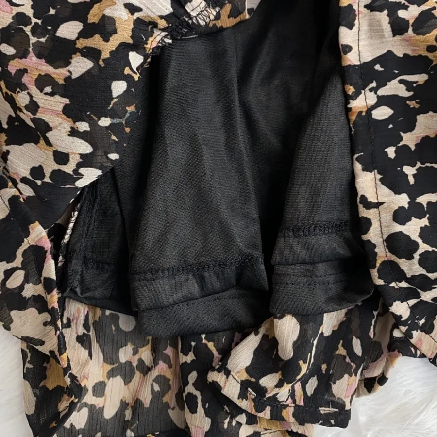 پیراهن حریر پلنگی اسمارا