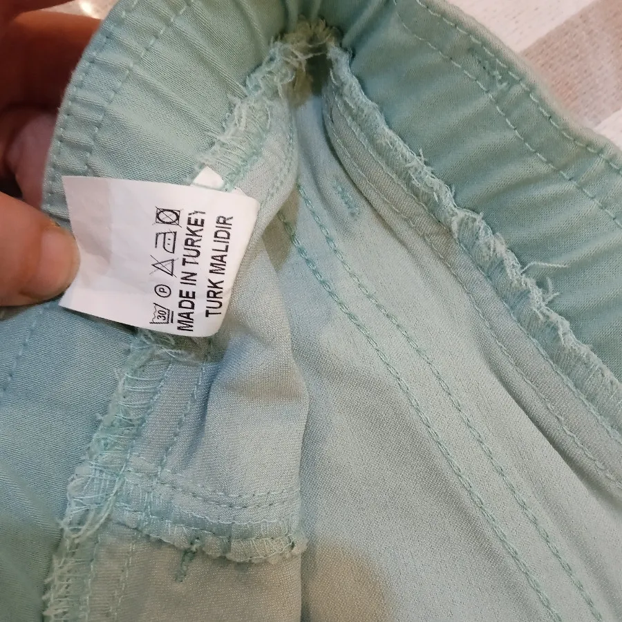 شلوار کتان کش ترک