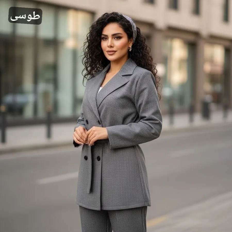 ست مانتو کتی و شلوار دلتا