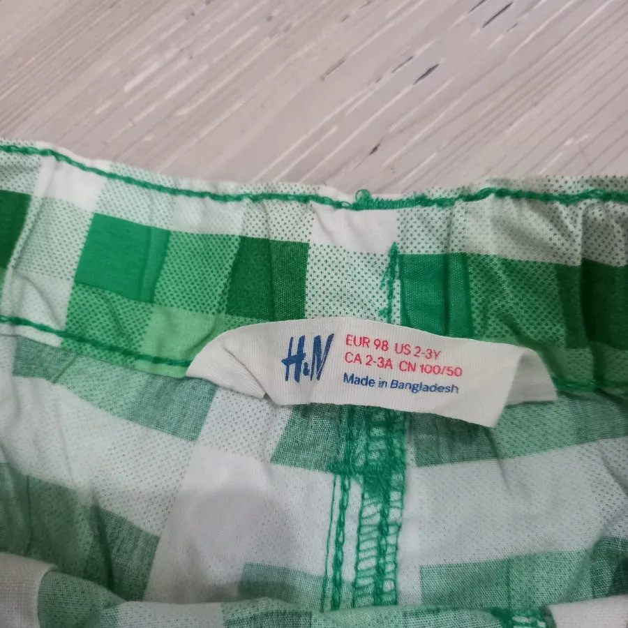 شلوارک پسرانه برندH&M