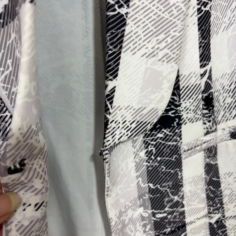 کت بهاره طوسی سفید مشکی