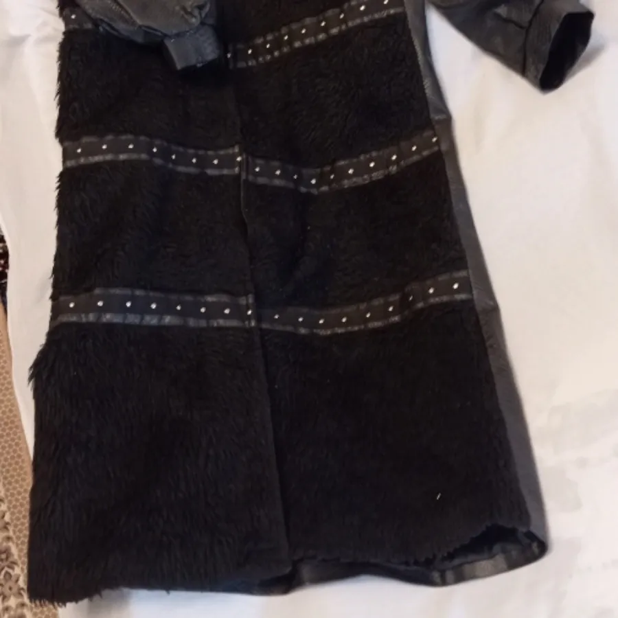 پالتو چرم خز دار