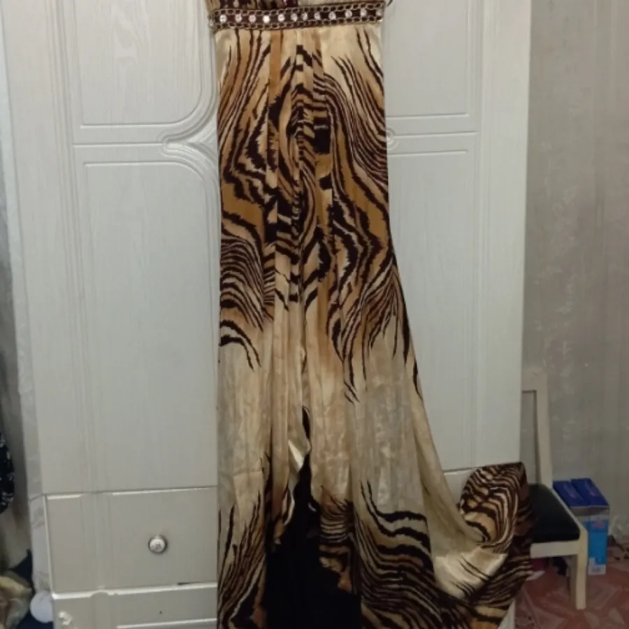 پیراهن مجلسی پلنگی