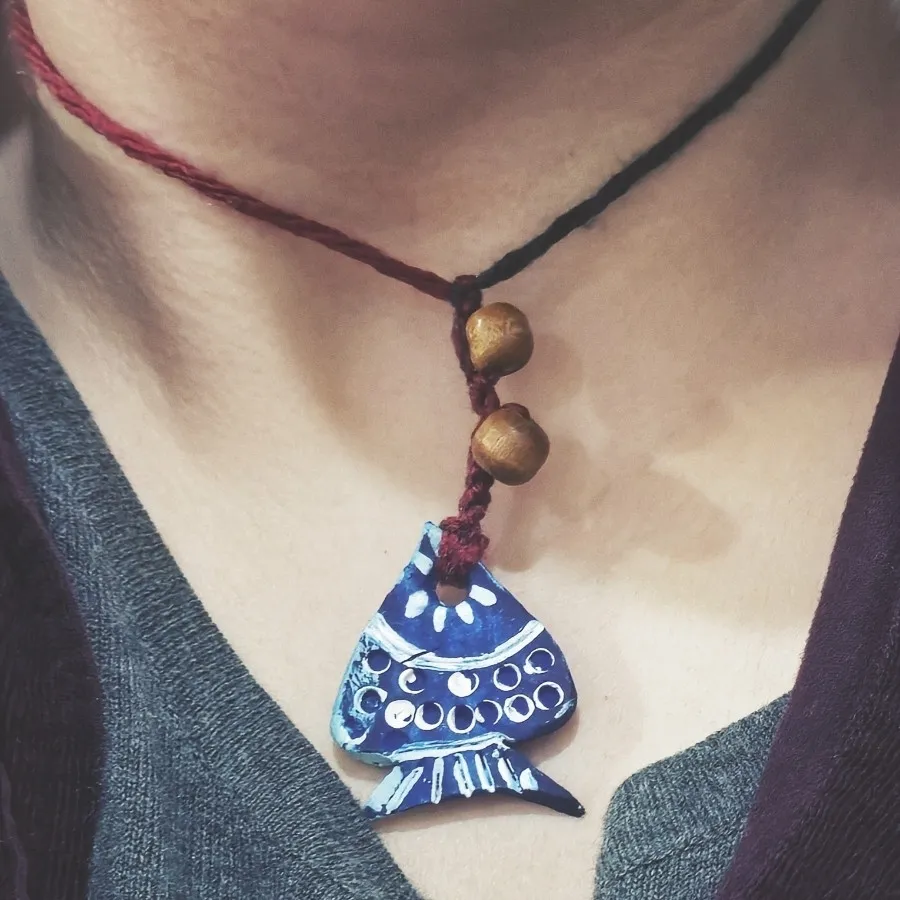 گردنبندِ ماهی آبی کوچولو