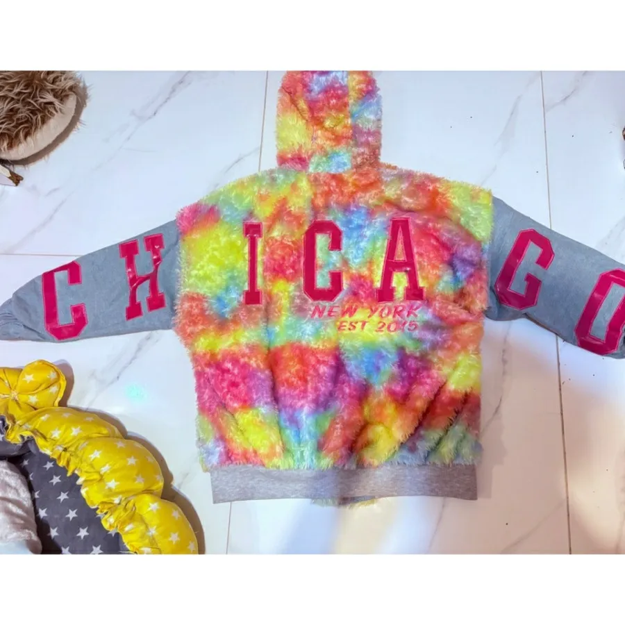 کاپشن آبرنگی جین زنانه