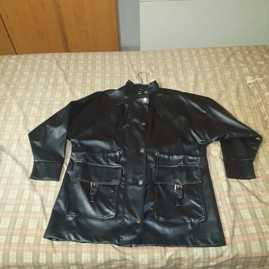 کاپشن چرم نو فری سایز