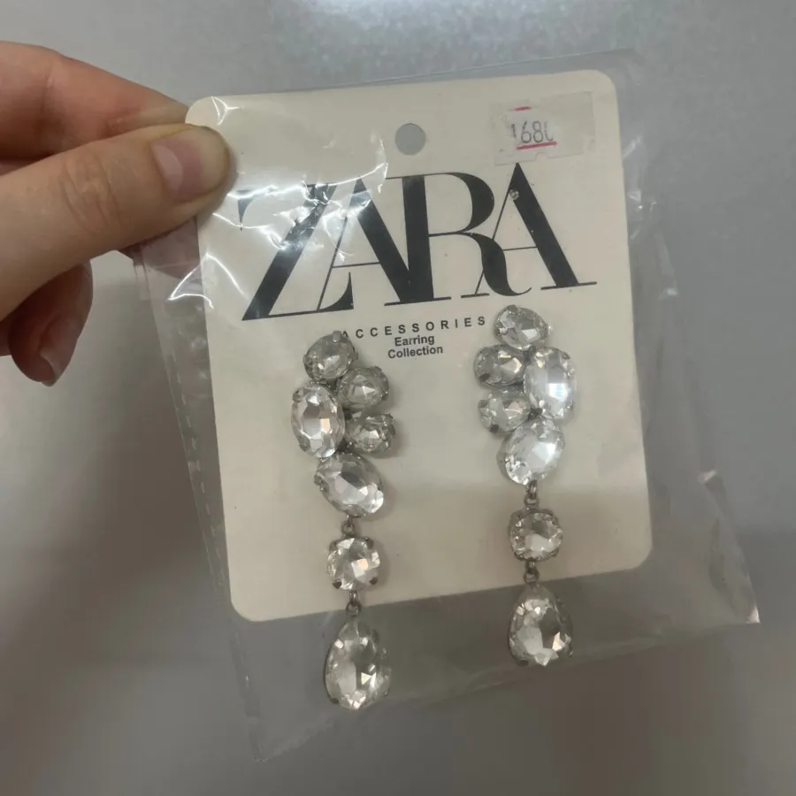 گوشواره زارا نو الماسی