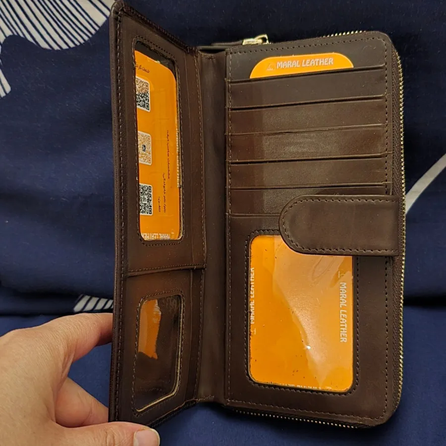 کیف پول چرم مارال