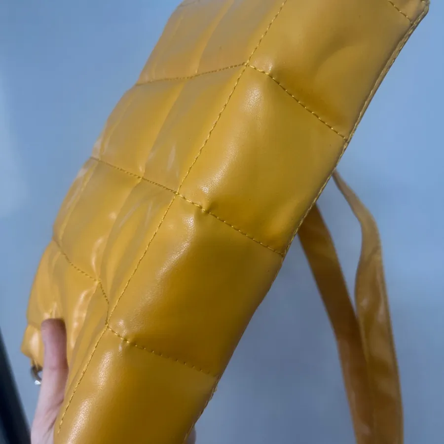 کیف چرم خردلی نو