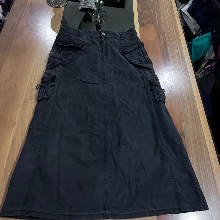 دامن کتان کارگو