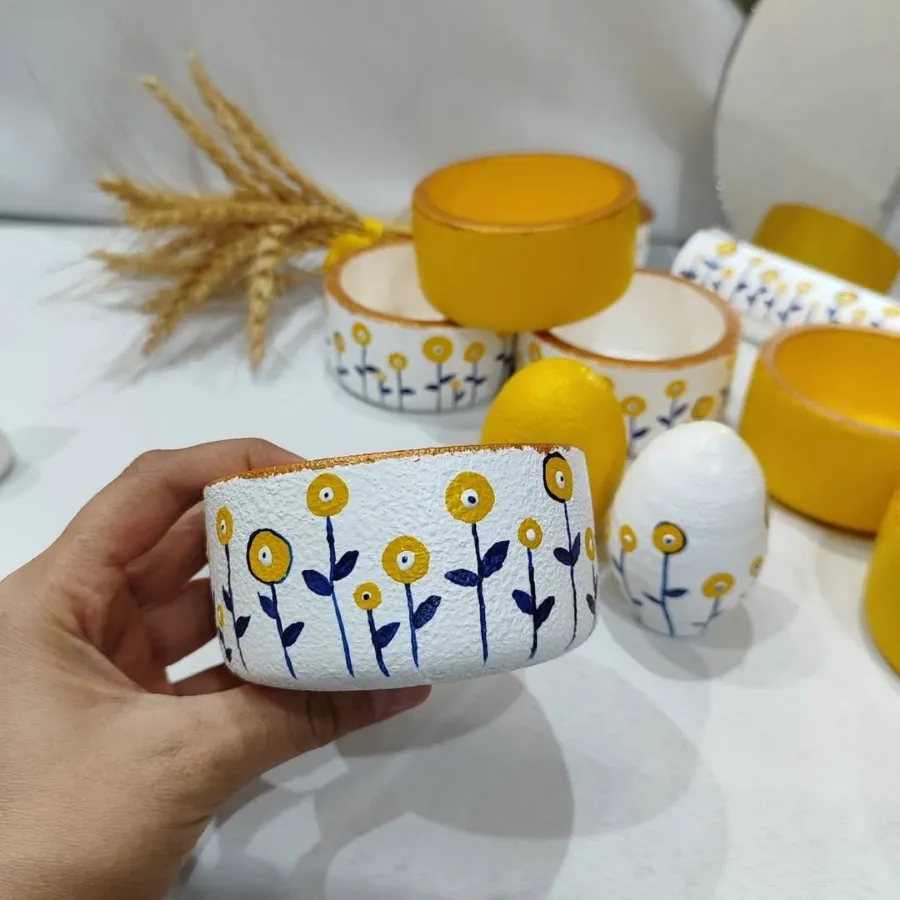 هفتسین طرح گل زرد