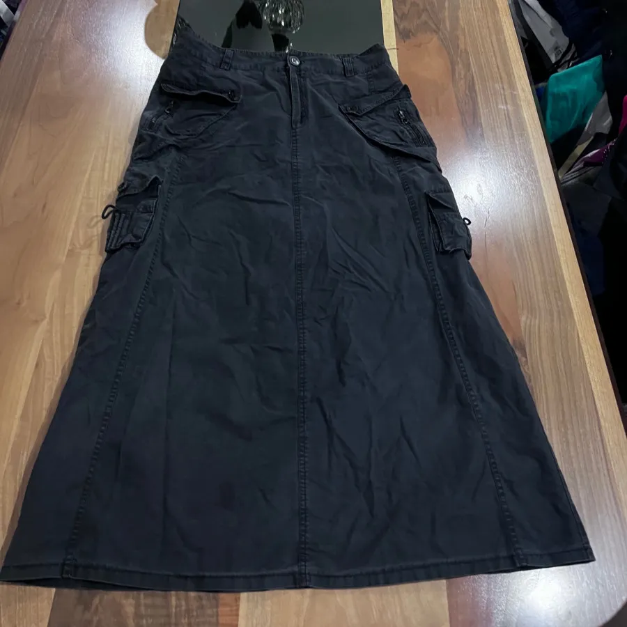 دامن کتان کارگو